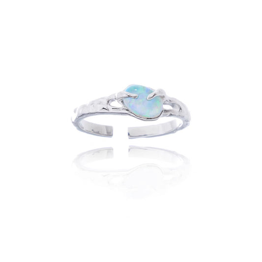 Dreamy Starry Sea Opal Ring