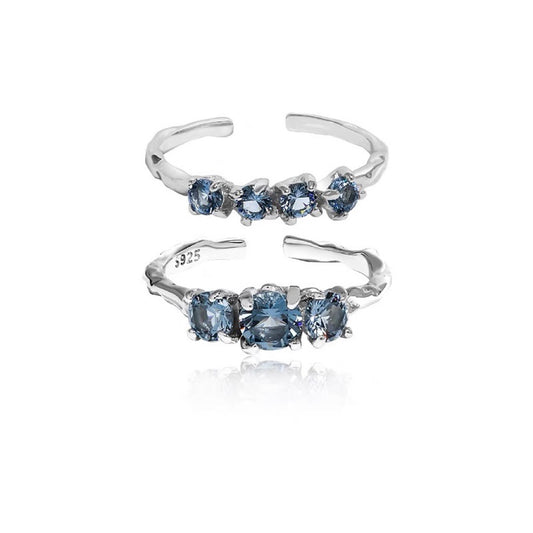 Glacier-Inspired Diamond Ring