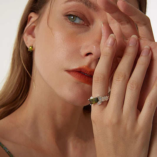 Gemstone Sterling Silver Ringfor Women