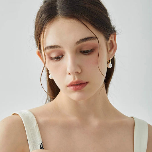 Retro Faux Pearl Ear Cuffs